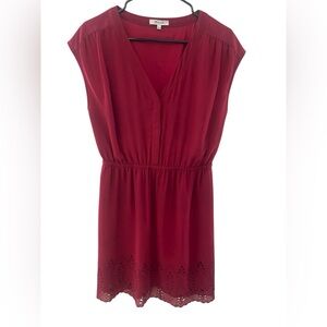 Madewell short dress V neckline short sleeve‎ elastic waist women size S-6